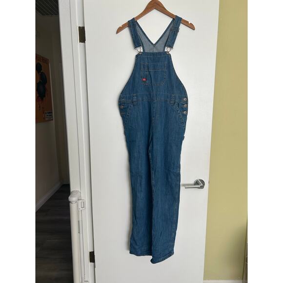 Dickies Women's Relaxed Fit Bib Overalls size S - Picture 5 of 5